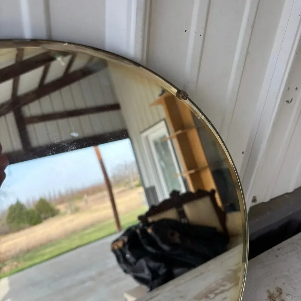 Antique Art Deco Frameless Beveled 18